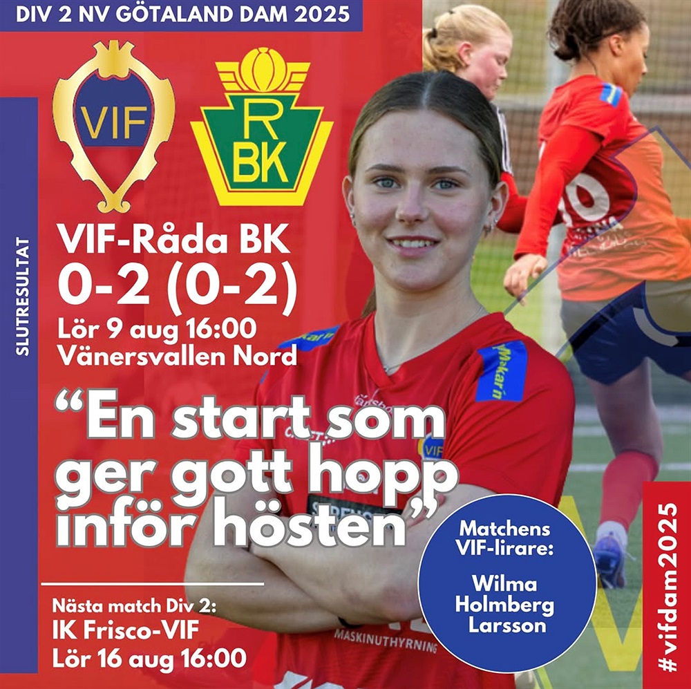 Vänersborgs IF A - Råda BK