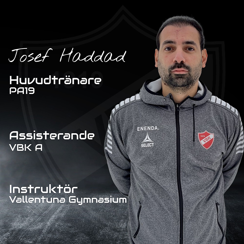 Josef Haddad får nyckelroll i VBK / Vallentuna Fotboll