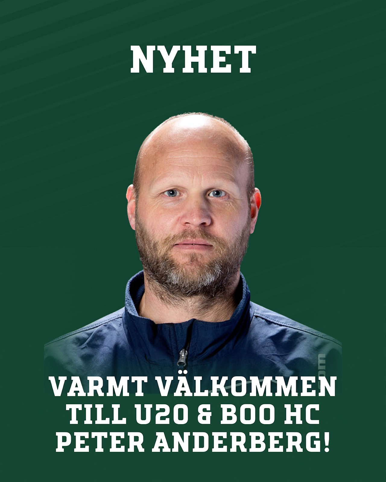 Välkommen till U20 & Boo HC Peter Anderberg! / Boo Hockey