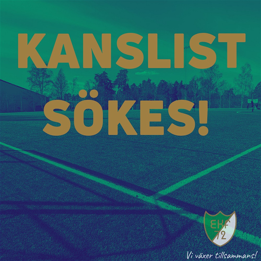 Erikslunds KF söker ny kanslist! / Erikslunds KF