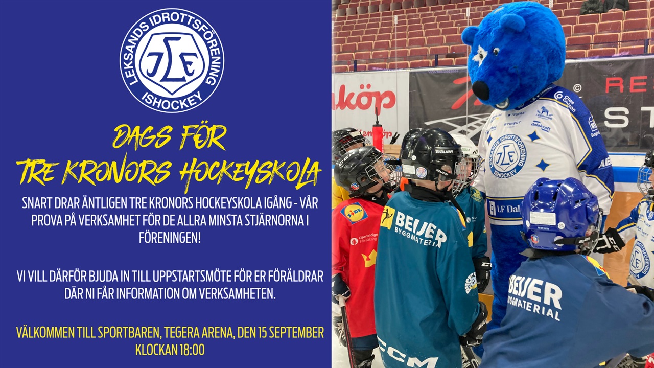Äntligen dags för TKH! / Leksands IF Ishockey - TKH Flickor