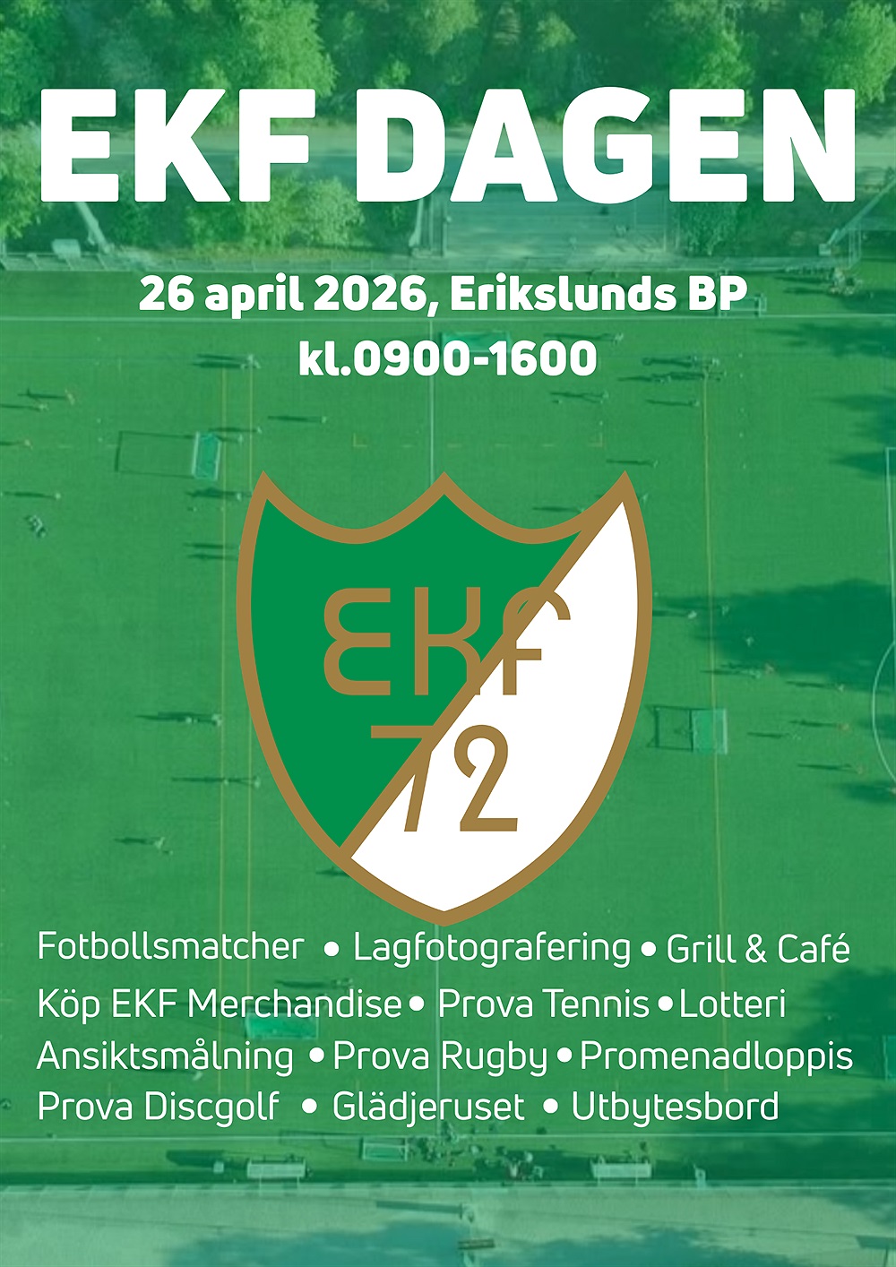💚Nu närmar vi oss EKF-dagen💚 / Erikslunds KF