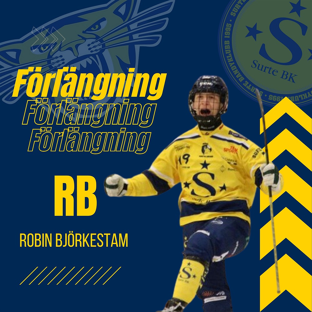 Robin Björkestam har förlängt / Surte BK - Surte Herr
